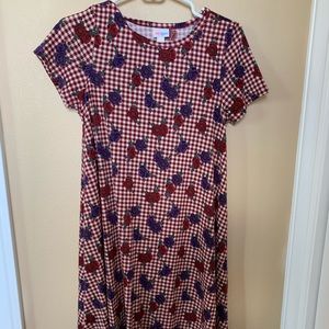 Floral Checkered Carly Dress